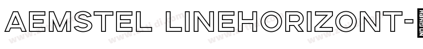 Aemstel LineHorizont字体转换